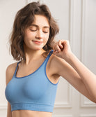 Goal Getter Duo Strap Square Neck Sports Bra