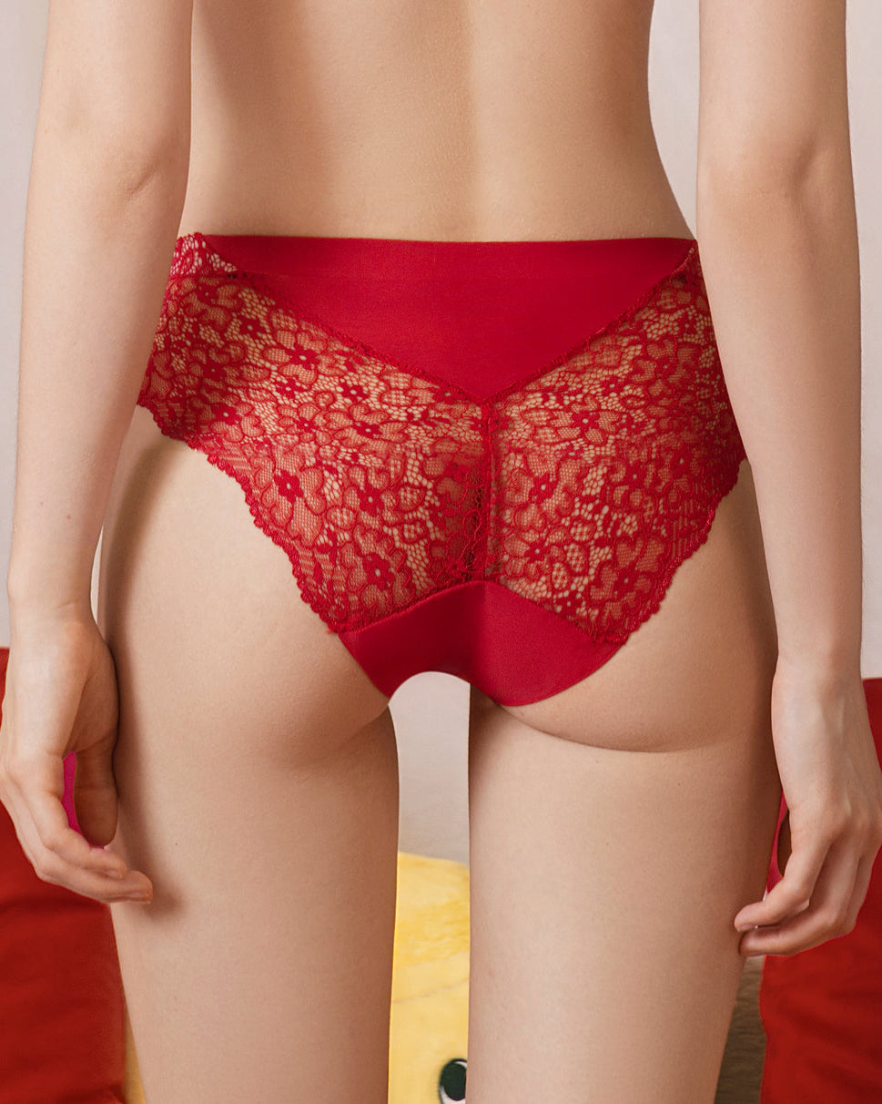 Mid Waist Midi Panties