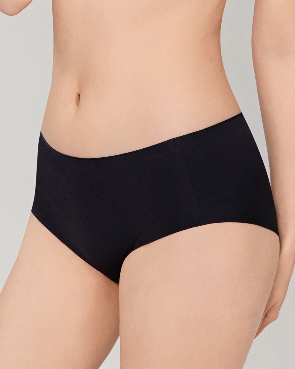 Seamless Mid Waist Hipster Panties