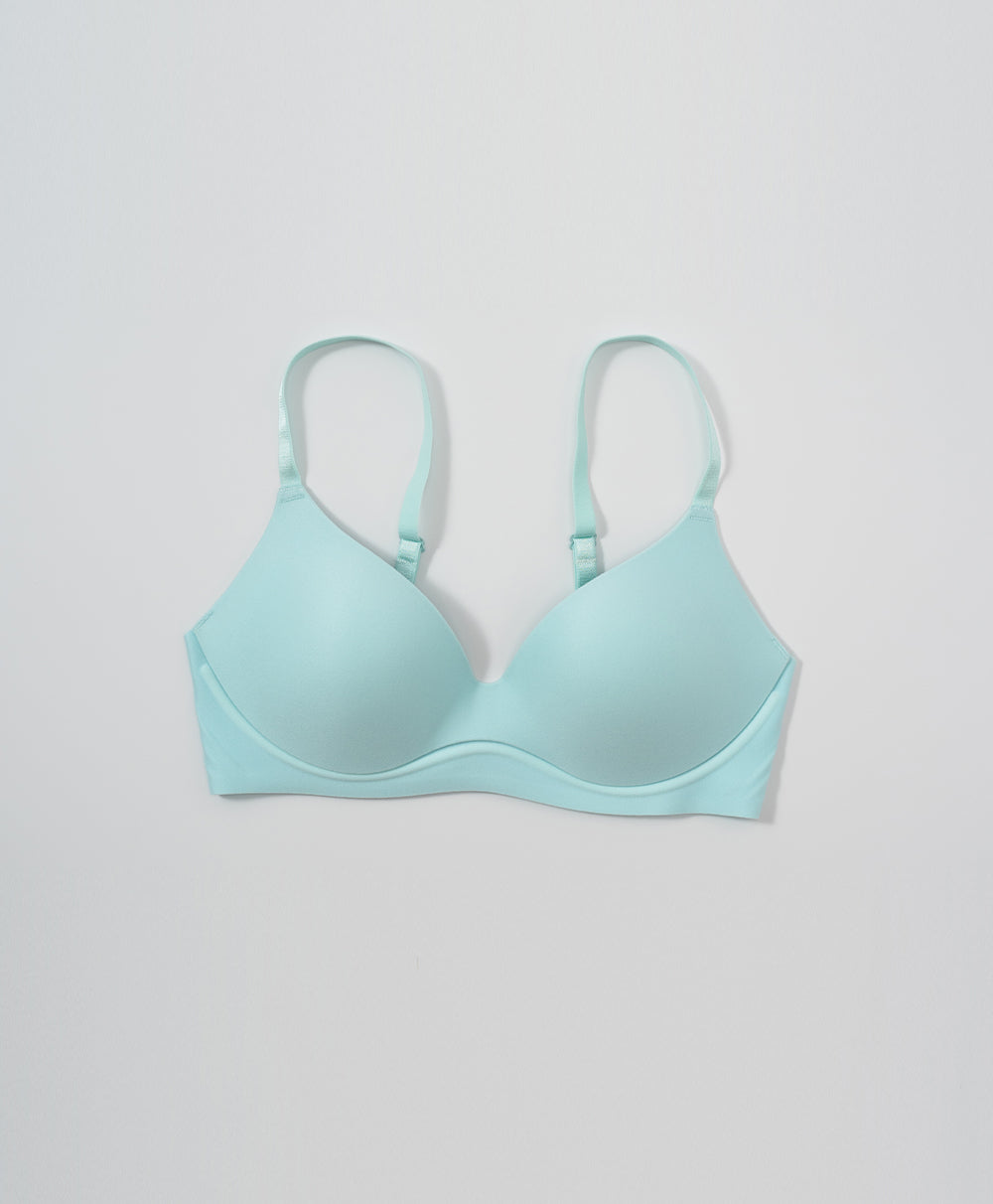 Light blue bra