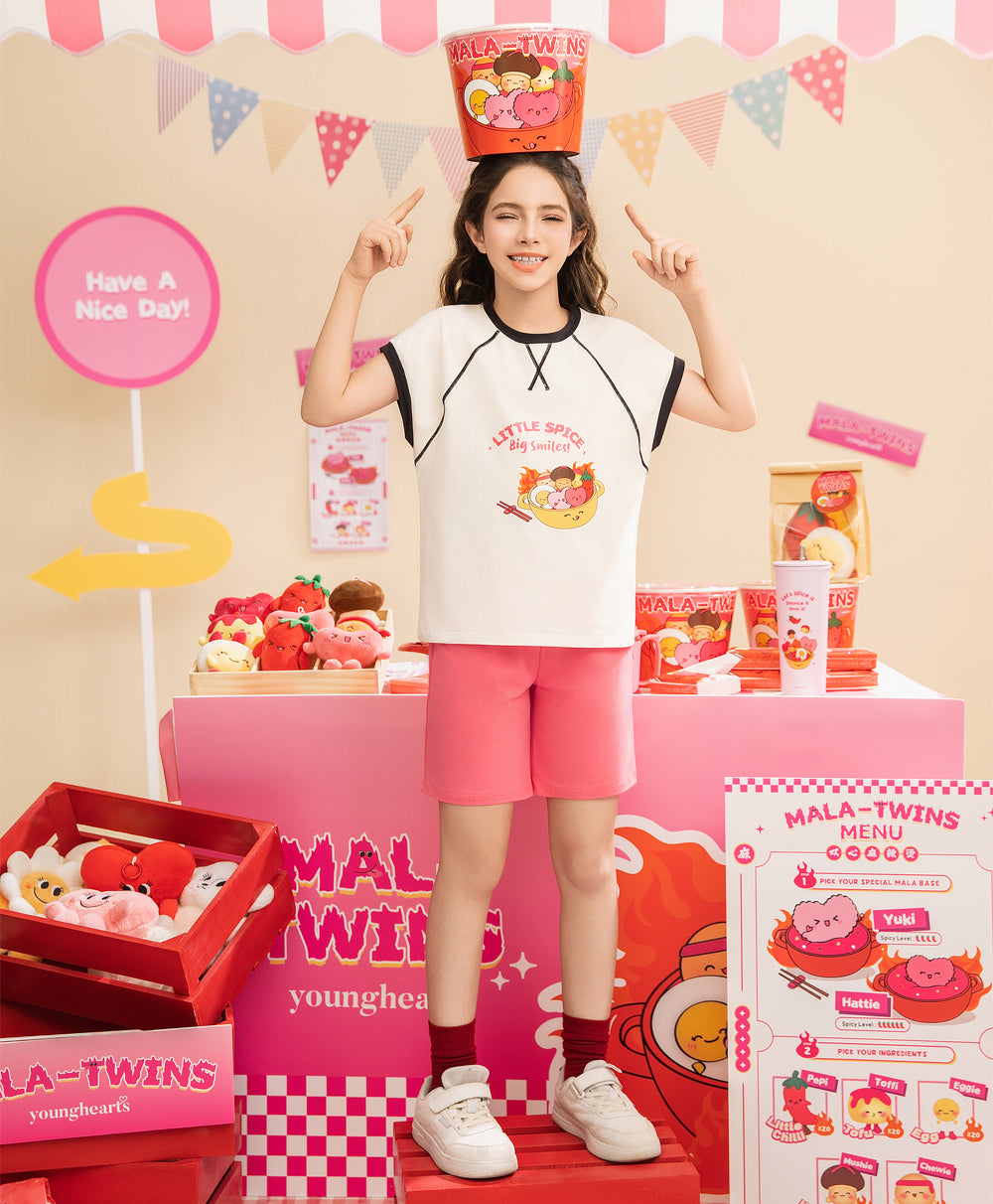 Junior Mala-Twins Top & Short Sleep Set