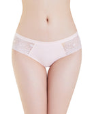 Young Hearts Lace Trim Seamless Clean Cut Mini Panties