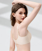 Wireless Lightly-Lined High Side Panel 3/4 Cup Demi Bra