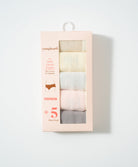 Latte Mood 5pcs Mid Waist Midi Pack Panties