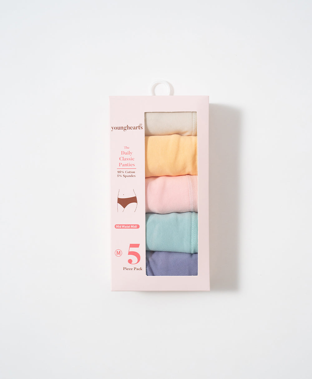  Mid-waist Midi Panties