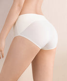 Belly Away Light Tummy Control Laminated Mid Waist Hipster Panties