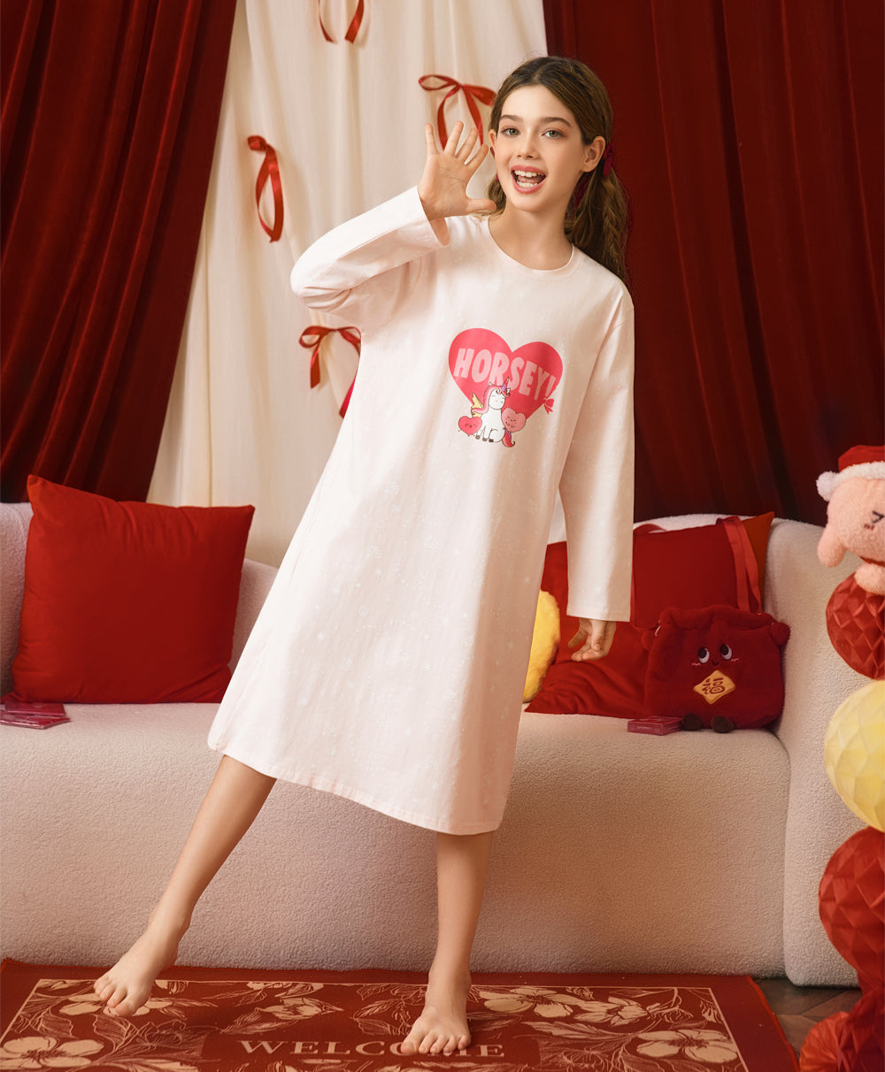 Junior Long Sleeves Dress