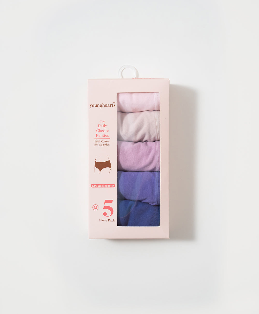  Low-waist Hipster Panties Pack