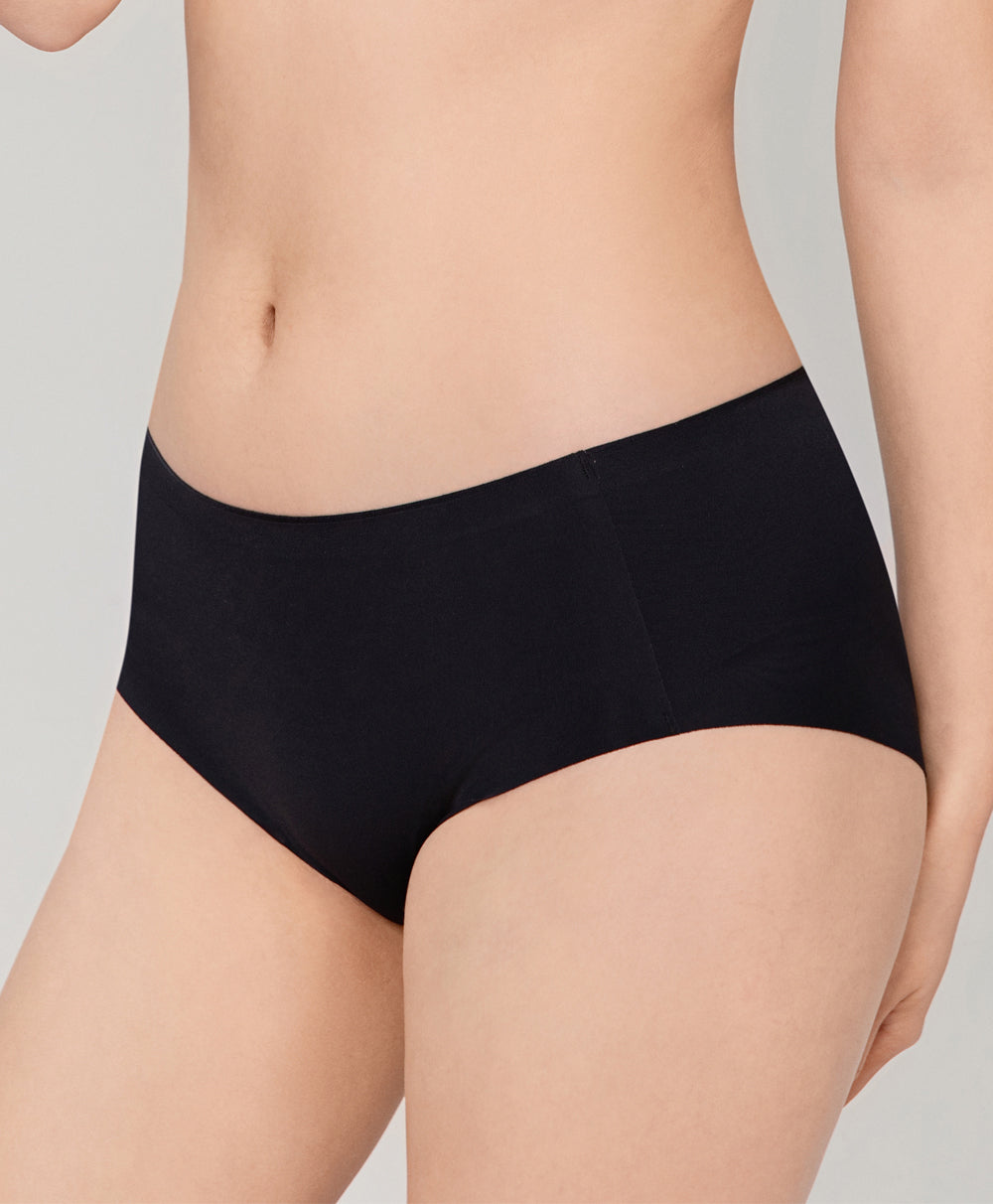 Seamless Mid Waist Hipster Panties