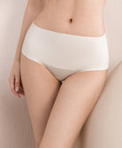 Belly Away Light Tummy Control Laminated Mid Waist Hipster Panties