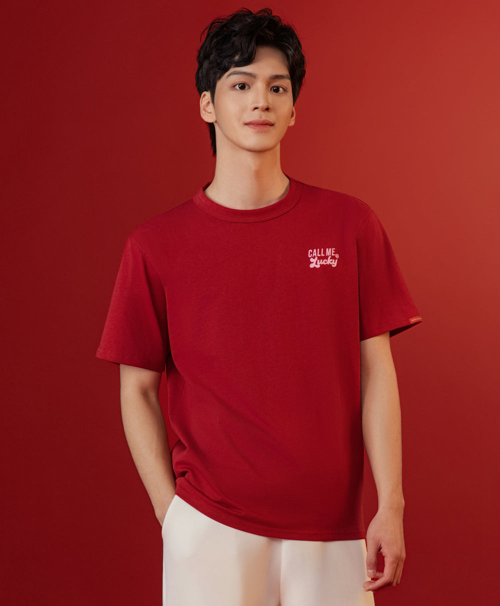 Call Me Lucky Unisex Crew Neck Tee