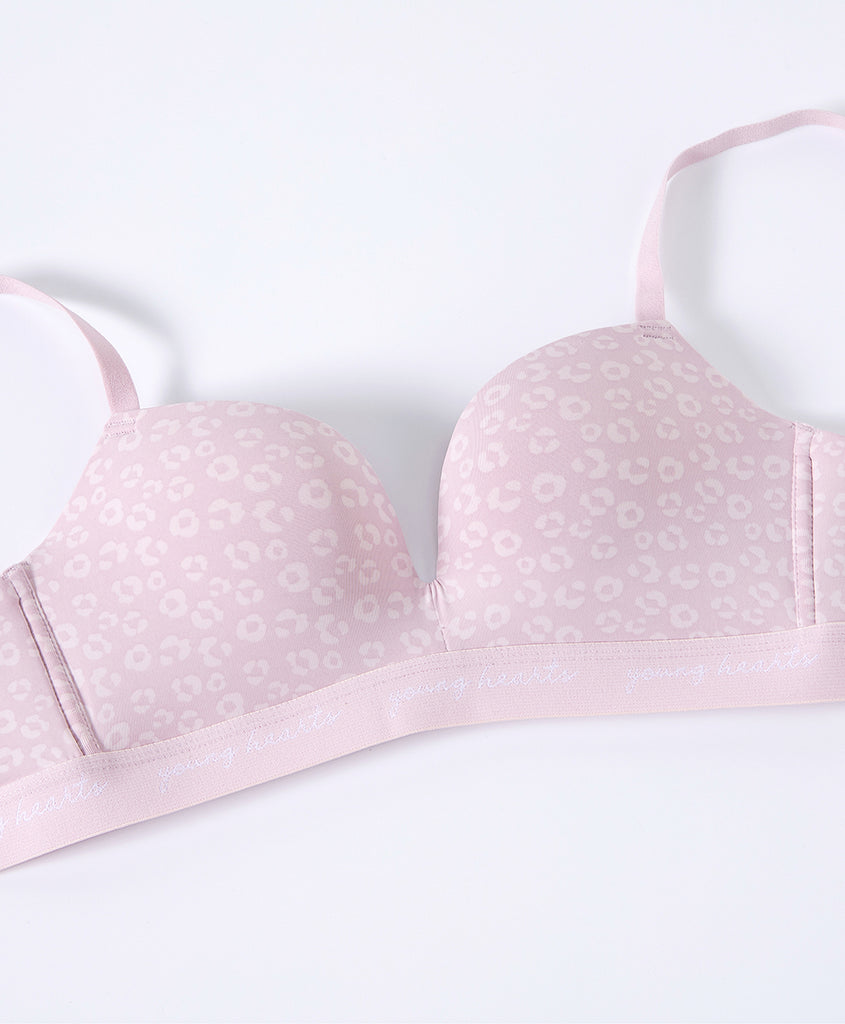 Charming Spring Wireless Push up 3/4 Cup Bra