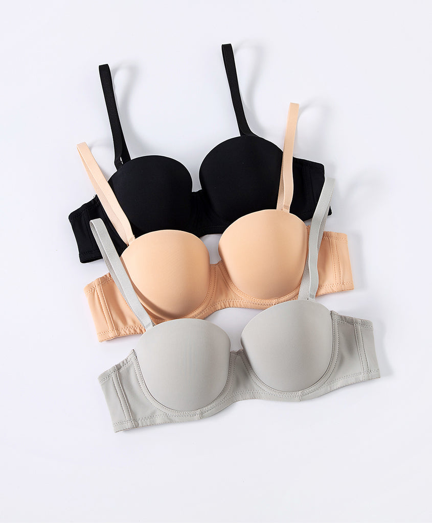 Young Hearts Bra - Basic Microfiber Multiway Half Cup Bra