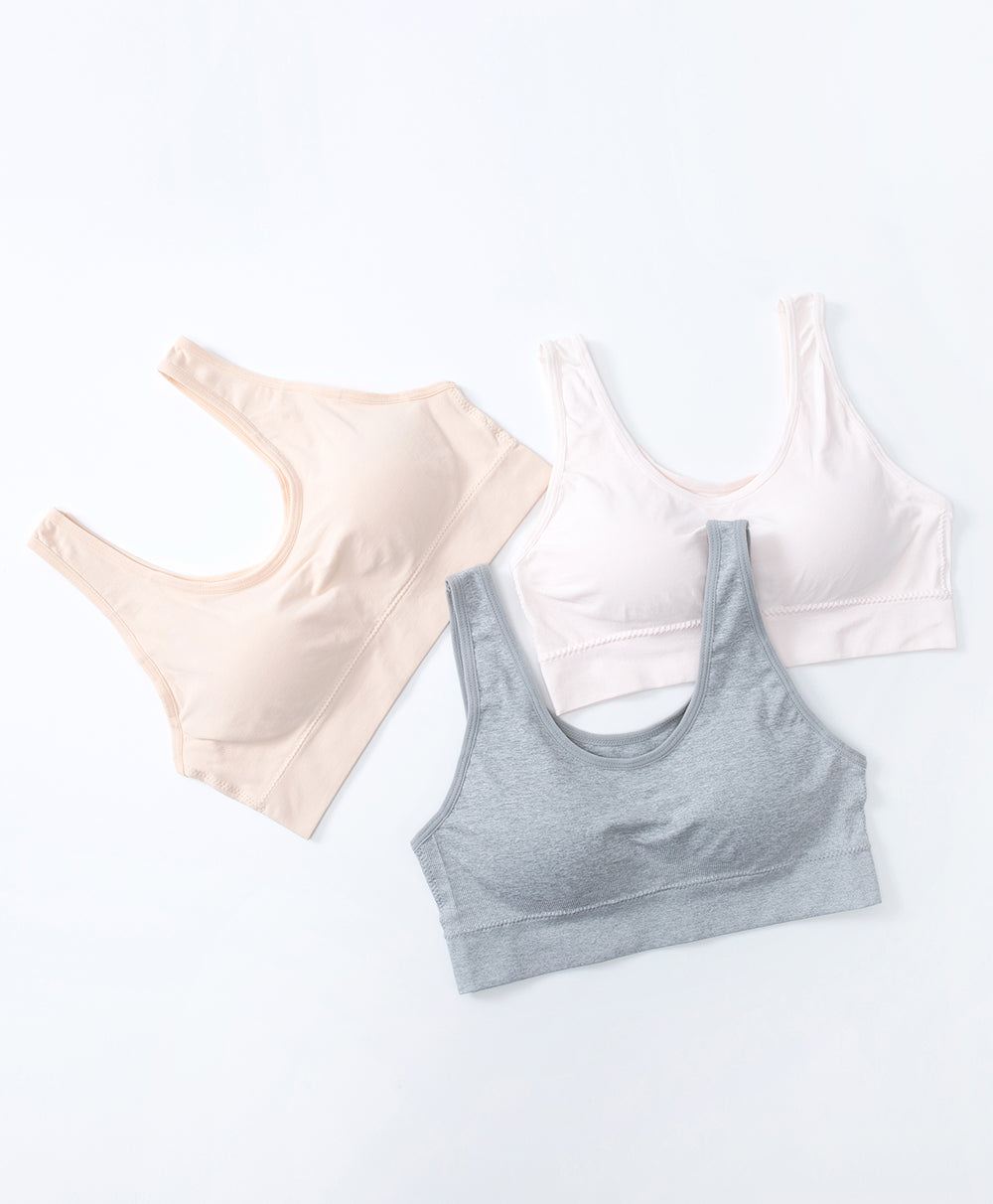 Seamfree U-Back Teens Pull-over Vest with Bra Paddings