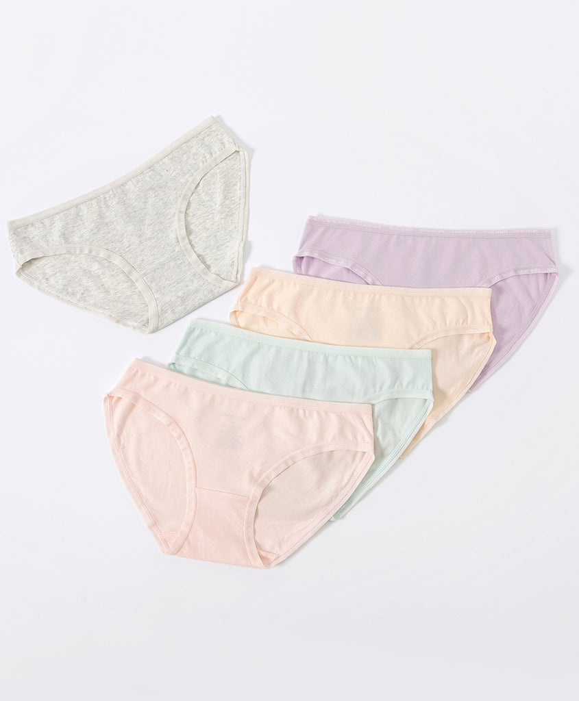 Comfy Pretty Cotton 5-in-1 pack Mini Panties