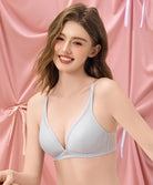 Wireless Lightly-lined 3/4 Cup Demi Bra