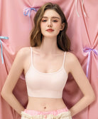 Medium Support Laminated Pull-over Sports Bra