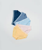 Morning Murmur Mid Waist Midi 5pcs Cotton Spandex Pack Panties