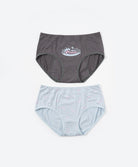 Pilates Princess Viscose Sanitary Mid Waist Hipster 2pcs Pack Panties