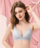 Sheer Elegance Wireless Lightly-lined 3/4 Cup Demi Bra