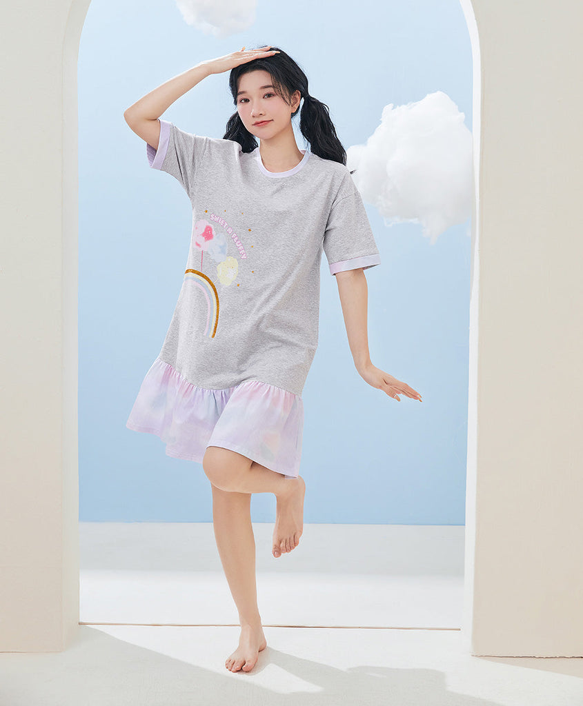 Cotton Candy Sleep Dress