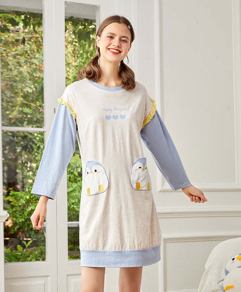 Happy Penguin Sleep Dress