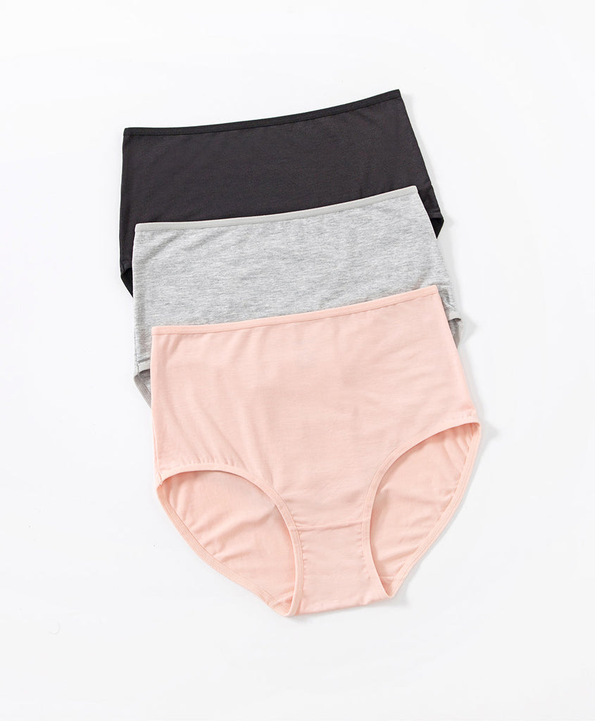 Simple Basic Modal 3-pack Maxi Panties