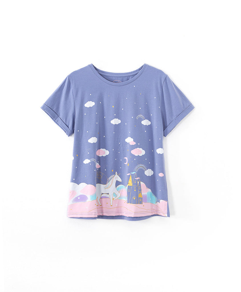 Unicorn Wonderland Women's Sleep Set Shirt