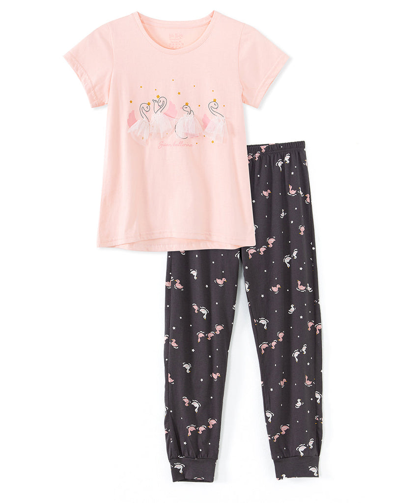 Swan Ballerina GIRLS PJ Set